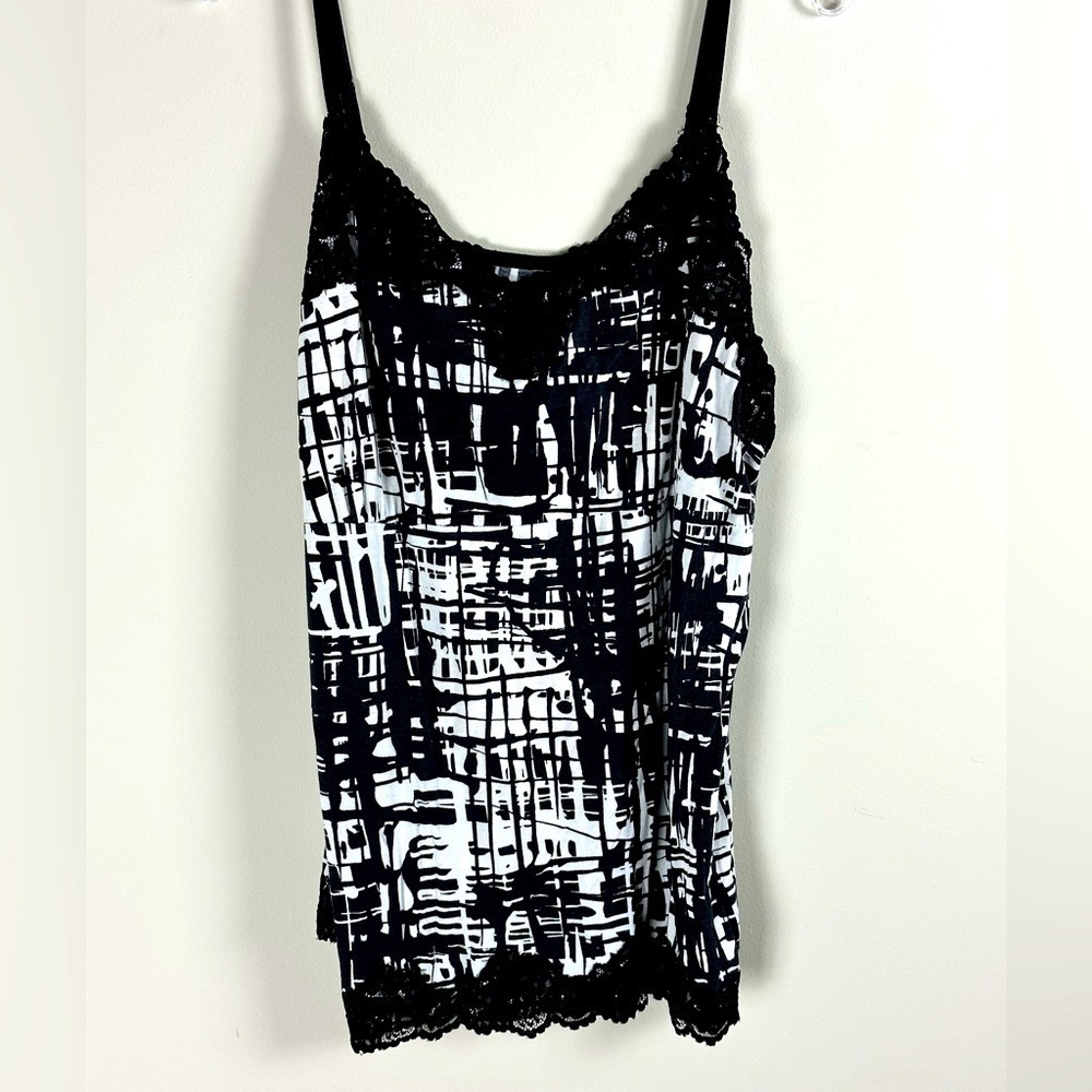 Women's Black & White Cami